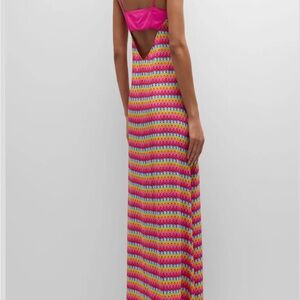Terez Colorful Backless Maxi Dress